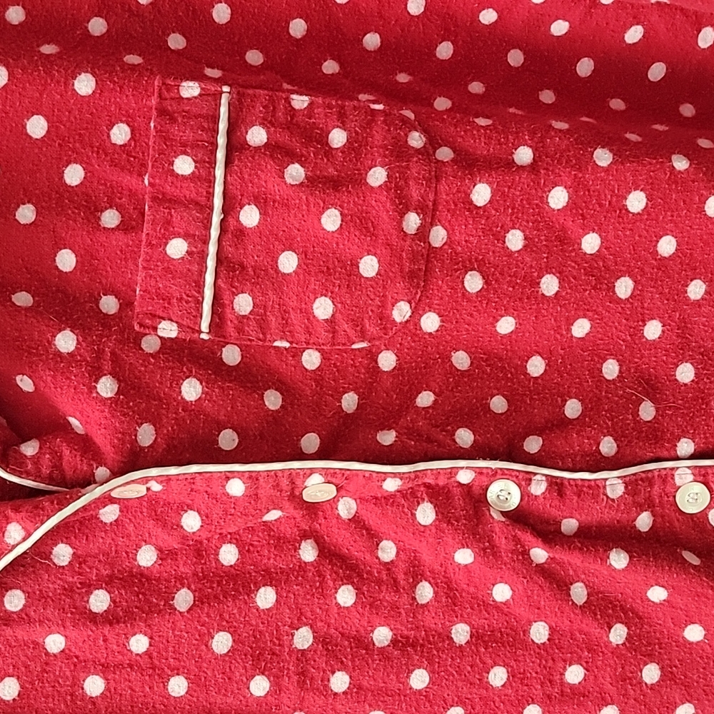 PAJAMA SET FLANNEL. Charter club intimates size medium two-piece - Picture 3 of 8